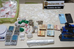 PCPR prende três homens durante ação em repressão ao tráfico de drogas em Jandaia do Sul 