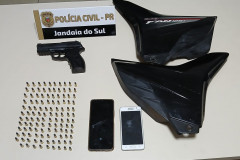PCPR prende homem em flagrante por posse irregular de arma de fogo durante operação em Jandaia do Sul