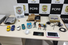 PCPR recupera itens furtados e identifica suspeitos em Teixeira Soares 