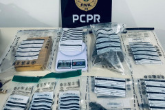 PCPR prende dois homens e apreende adolescente por tráfico de drogas em São Mateus do Sul