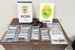 PCPR e PMPR prendem homem em flagrante por porte ilegal de arma de fogo em Cianorte