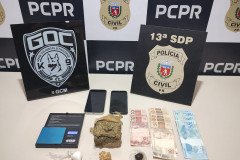 PCPR e GCM prendem homem em flagrante por tráfico de drogas em Ponta Grossa