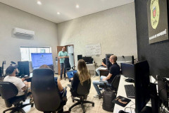 PCPR capacita policiais da região com foco prático em investigação telemática em Mamborê