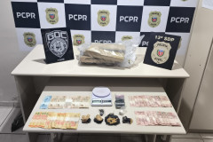 PCPR, PMPR e GCM prendem três pessoas durante operação contra o tráfico de drogas em Ponta Grossa