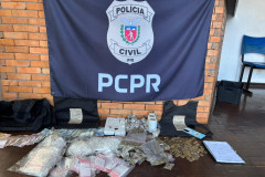 PCPR desarticula esquema de tráfico de drogas e prende homem em Rolândia 