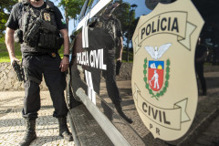 PCPR prende homem em flagrante por lesão corporal e ameaça em Piraquara