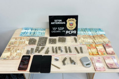 PCPR prende três pessoas em flagrante por tráfico de drogas e apreende entorpecentes em Cascavel