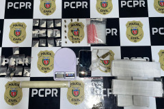 PCPR prende seis pessoas durante operação contra o tráfico de drogas em Apucarana 