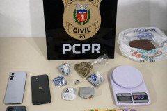 PCPR prende homem por tráfico de drogas em São Mateus do Sul 
