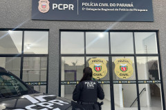 PCPR e PMPR prendem homem em flagrante por homicídio em Piraquara