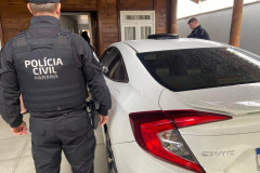 PCPR e PCSC prendem homem durante uma operação que investiga roubo de carga em Ponta Grossa