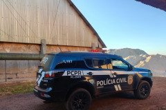 PCPR prende 10 pessoas em flagrante por furto de cabos de cobre em Toledo