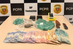 PCPR prende homem e mulher por tráfico de drogas e associação ao tráfico de drogas em Pinhalão