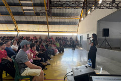 PCPR realiza palestra escolar sobre segurança, cidadania e motivação em Ipiranga