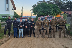 PCPR, PCSC e PMSC prendem homem por tráfico de drogas ocorrido na RMC 