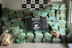 PCPR apreende mais de 2,3 toneladas de maconha durante abordagem em Palmas 