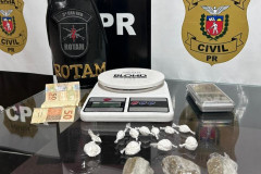 PCPR prende homem por tráfico de drogas durante cumprimento de mandado em Tamboara