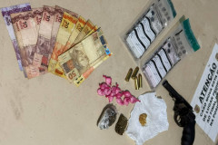 PCPR prende mulher por tráfico de drogas e apreende arma com numeração suprimida em Paranavaí 