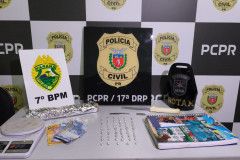 PCPR e PMPR prendem três pessoas em ações contra o tráfico em Cruzeiro do Oeste