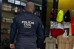 PCPR e Ministério da Agricultura apreendem bebidas alcoólicas sem registro durante fiscalização em Curitiba