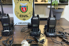PCPR prende homem por receptação e apreende rádios comunicadores em Umuarama