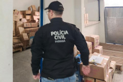 PCPR prende dois homens e desarticula esquema de falsificação de produtos licenciados em Curitiba