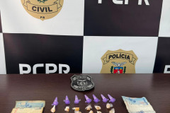 PCPR prende homem por tráfico de drogas próximo a escola em Fazenda Rio Grande