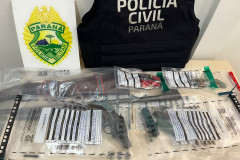 PCPR prende quatro pessoas e apreende armas, drogas e munições no Noroeste