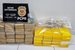 PCPR prende homem em flagrante por tráfico de drogas e porte ilegal de arma de fogo em Cascavel