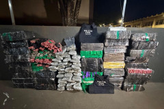 PCPR apreende mais de 825 quilos de maconha em Foz do Iguaçu