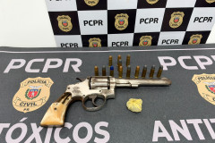 PCPR prende homem e apreende arma de fogo e munições em Maringá