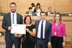 Delegado da PCPR visita Câmara Municipal de Curitiba.
