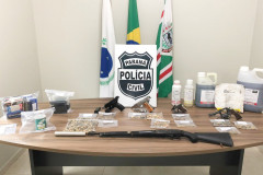 PCPR prende suspeito de furto e apreende armas em Coronel Vivida