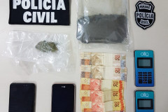 PCPR apreende droga inédita e prende dois homens em Cianorte