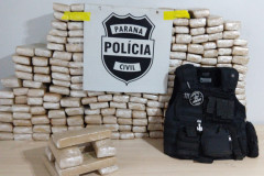 PCPR apreende 211 quilos de maconha em Cascavel