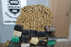 PCPR apreende veículo com mais de 500 quilos de maconha em Campo Mourão