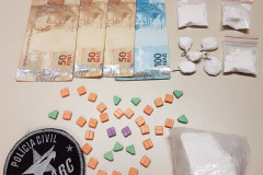 PCPR prende suspeito de tráfico de drogas no bairro Cristo Rei