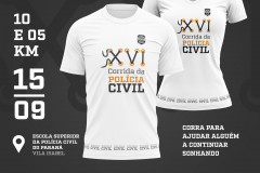 Abertas as inscrições para a 16ª Corrida de Rua da PCPR.