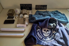 PCPR prende suspeito de tentar arremessar ilícitos para detentos de Matelândia
