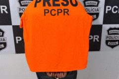 PCPR prende suspeito de crimes contra a vida de enteados em Rio Branco do Sul