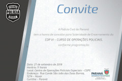 PCPR encerra 6º curso de operações policiais na sexta-feira (27)