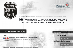 PCPR realiza solenidade em comemoração aos 166 anos da instituição