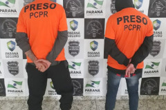 PCPR prende em flagrante dois suspeitos a roubo em Almirante Tamandaré