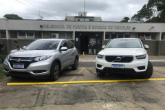 PCPR recupera dois veículos em Curitiba