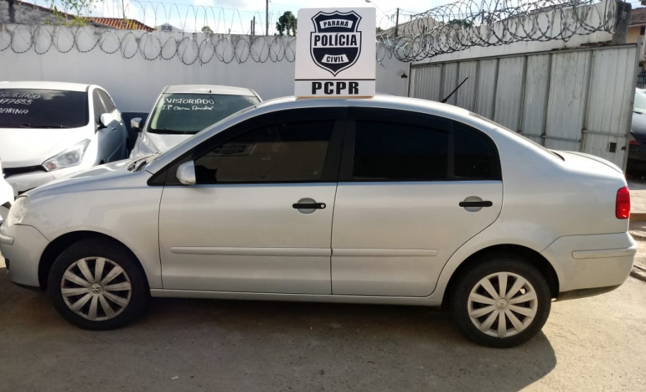 Automóvel apreendido