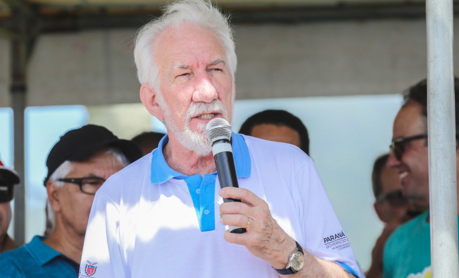 Vice governador discursando