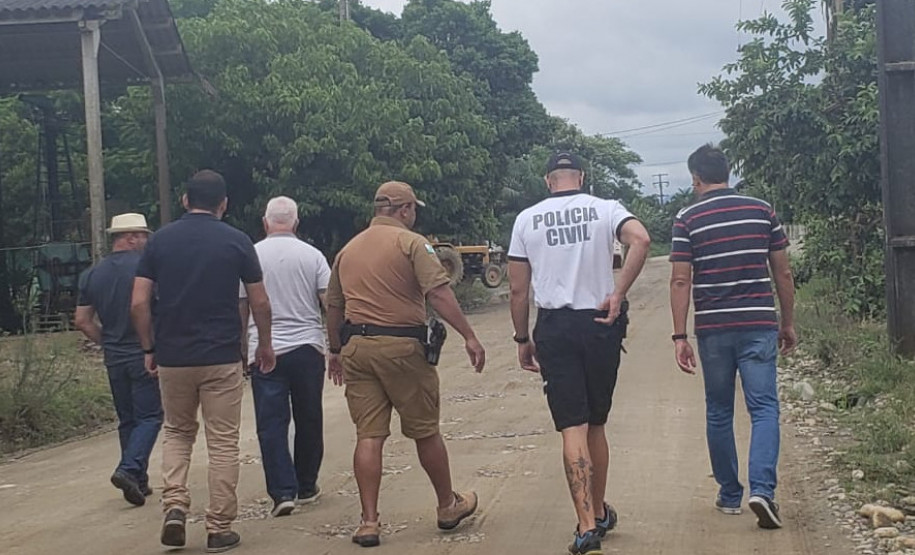 PCPR na área rural de Guaratuba