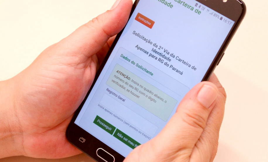 Serviço da 2ª via rápida pelo celular