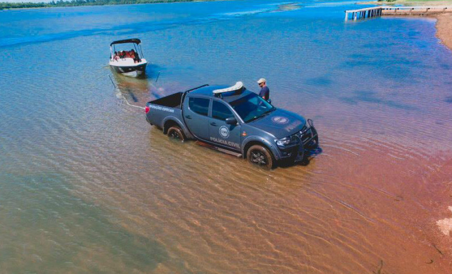 PCPR em operação policial embarcada