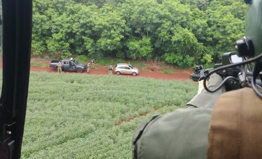 Polícia Civil do Paraná em operações aéreas na Costa Oeste